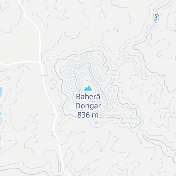 Map of Baherā Dongar