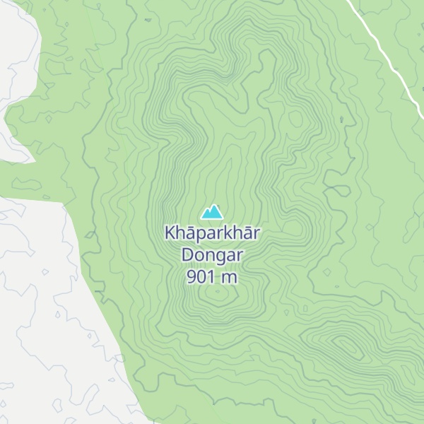 Map of Khāparkhār Dongar