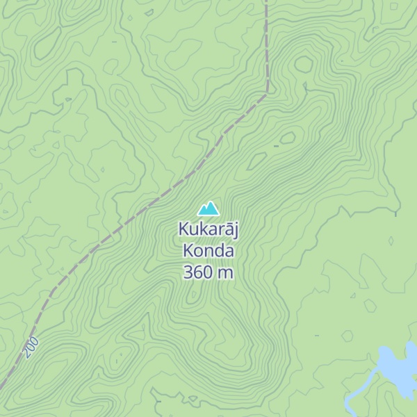 Map of Kukarāj Konda