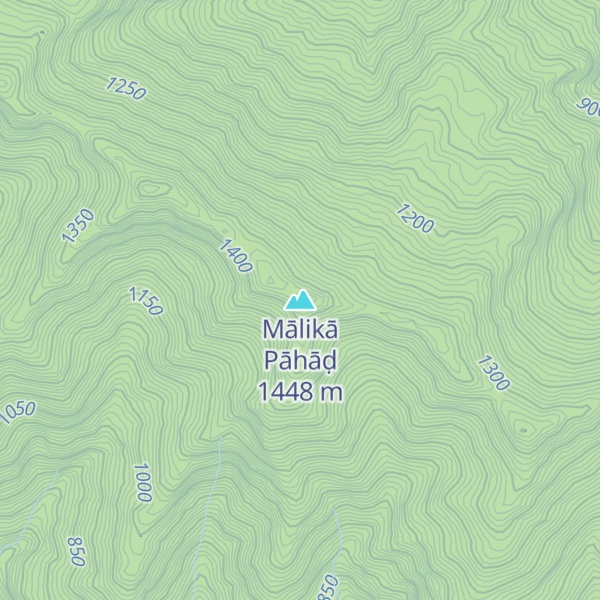 Map of Mālikā Pāhāḍ