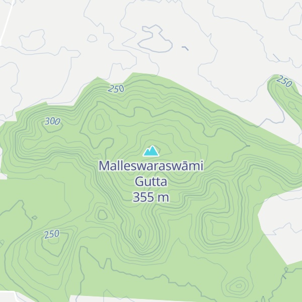 Map of Malleswaraswāmi Gutta