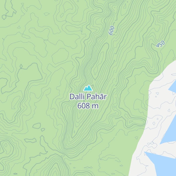 Map of Dalli Pahār