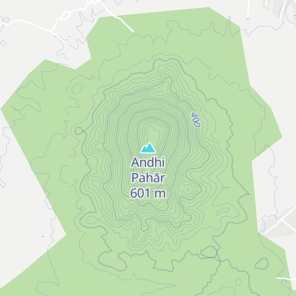Map of Andhi Pahār