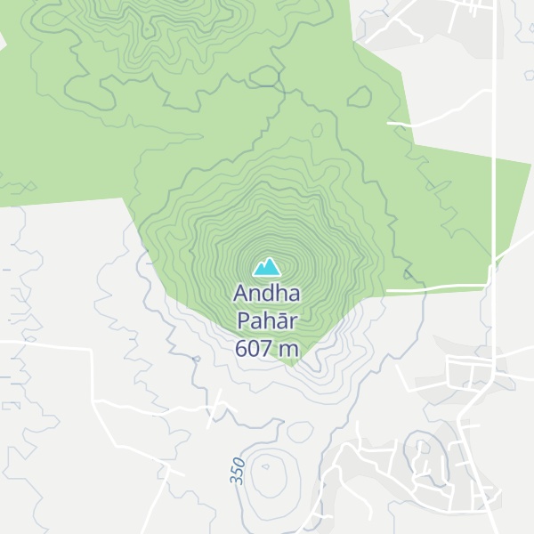 Map of Andha Pahār