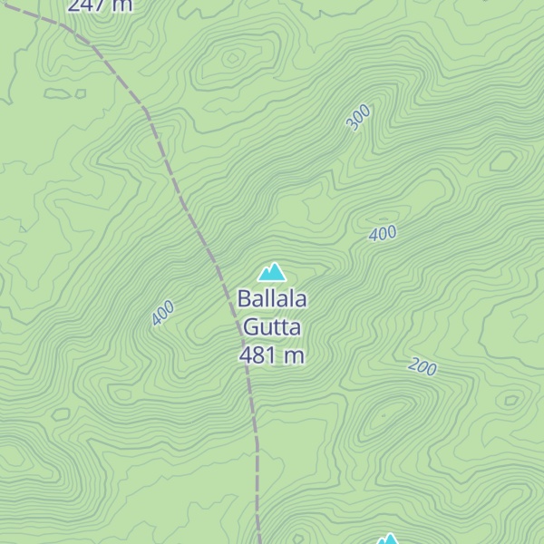 Map of Ballala Gutta