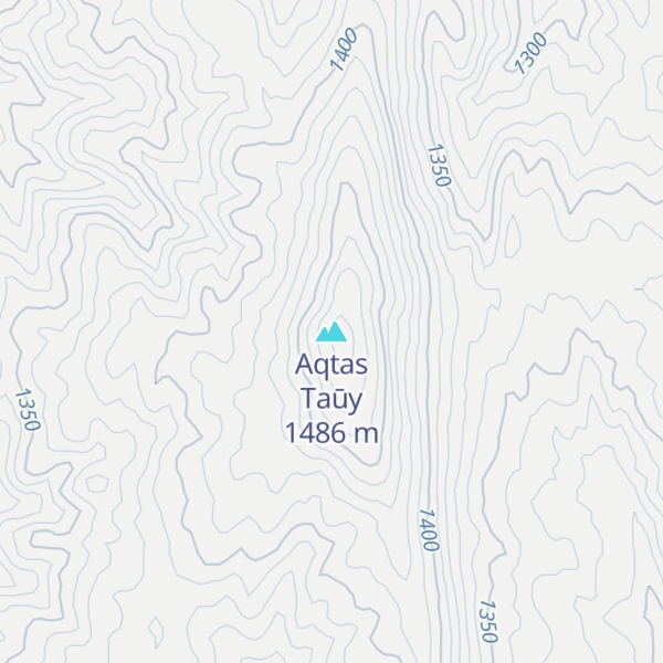 Map of Aqtas Taūy