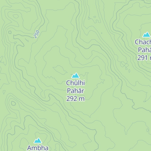 Map of Chūlhi Pahār