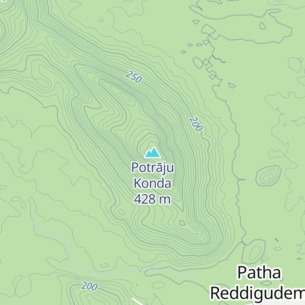 Map of Potrāju Konda