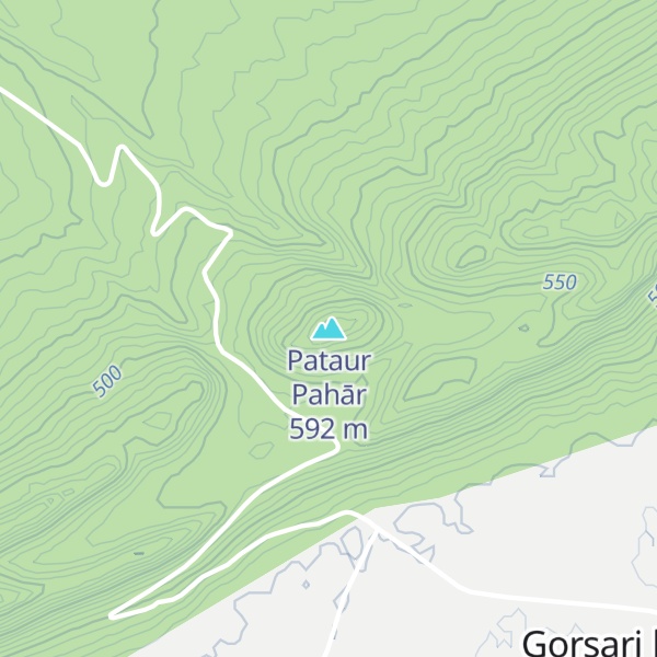 Map of Pataur Pahār