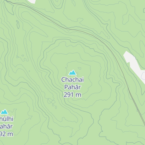 Map of Chachai Pahār