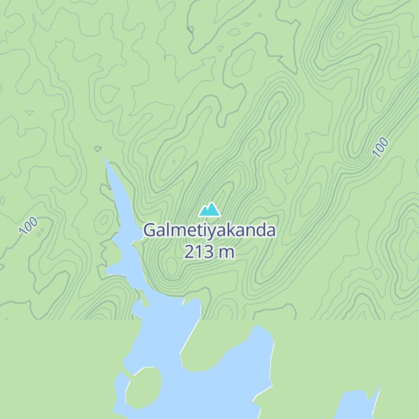 Map of Galmetiyakanda