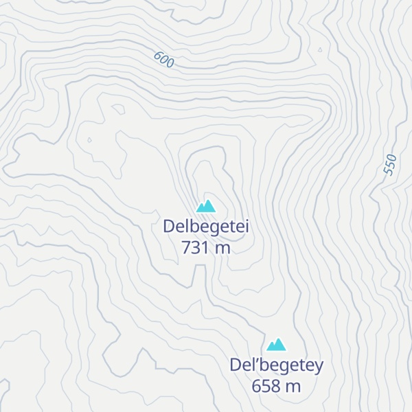 Map of Delbegetei