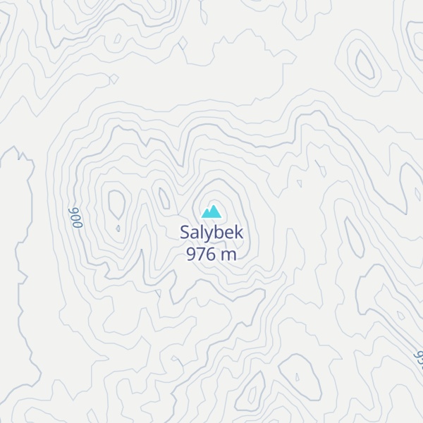 Map of Salybek