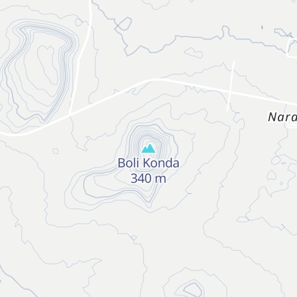 Map of Boli Konda