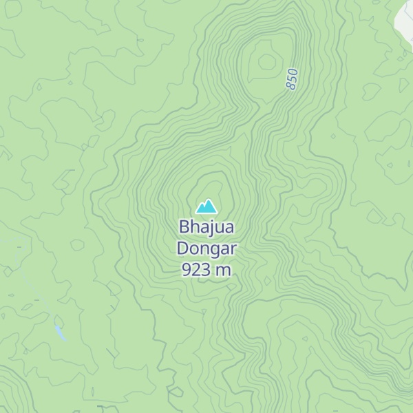 Map of Bhajua Dongar