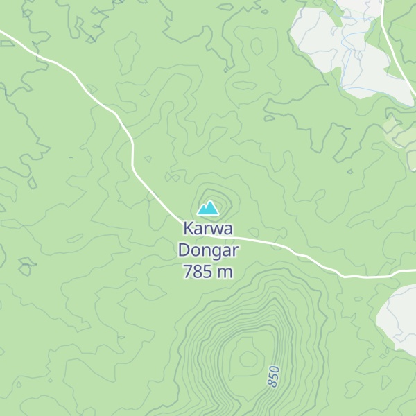 Map of Karwa Dongar