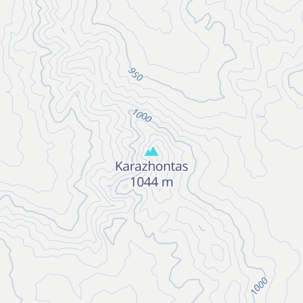 Map of Karazhontas