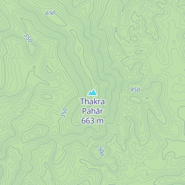 Map of Thakra Pahār