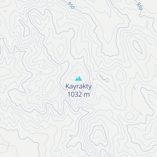 Map of Kayrakty