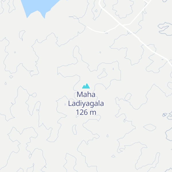 Map of Maha Ladiyagala