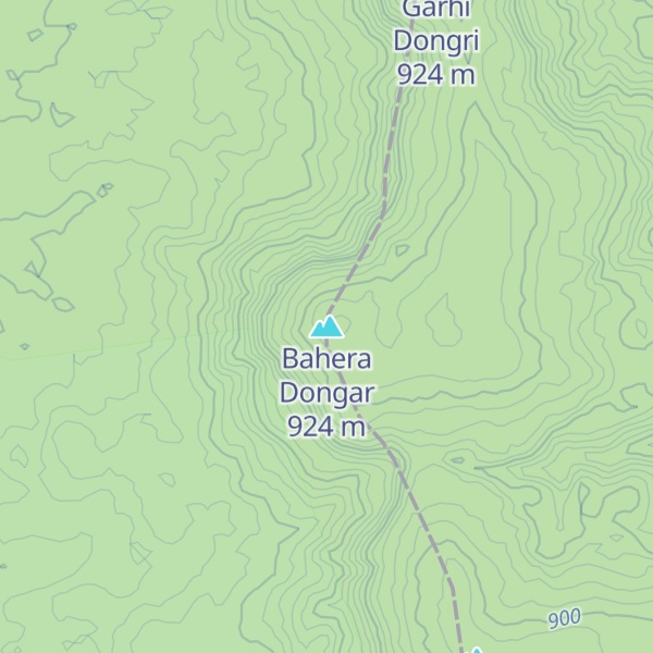 Map of Bahera Dongar