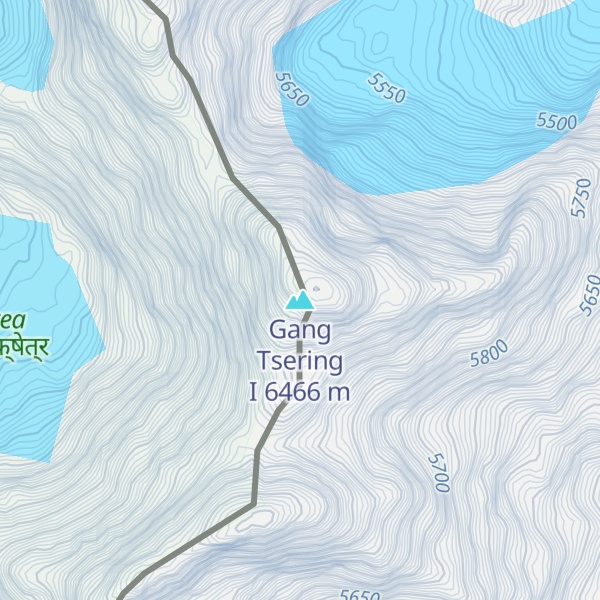 Map of Gang Tsering I