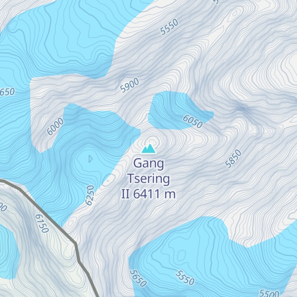 Map of Gang Tsering II