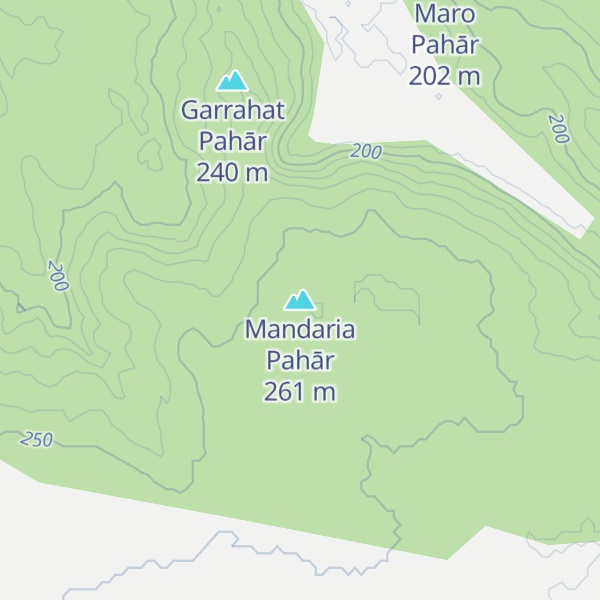 Map of Mandaria Pahār