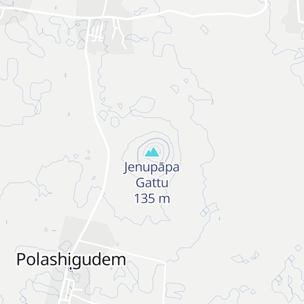 Map of Jenupāpa Gattu