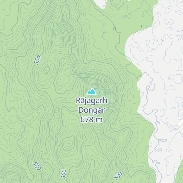 Map of Rājagarh Dongar