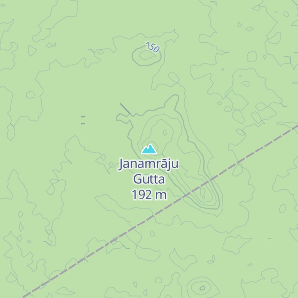 Map of Janamrāju Gutta