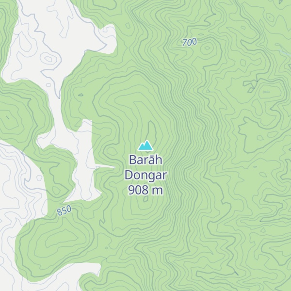 Map of Barāh Dongar