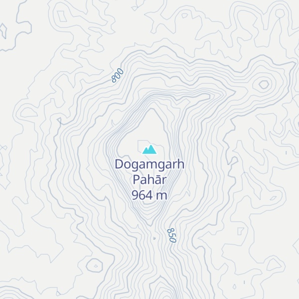 Map of Dogamgarh Pahār
