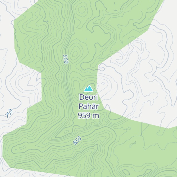 Map of Deori Pahār