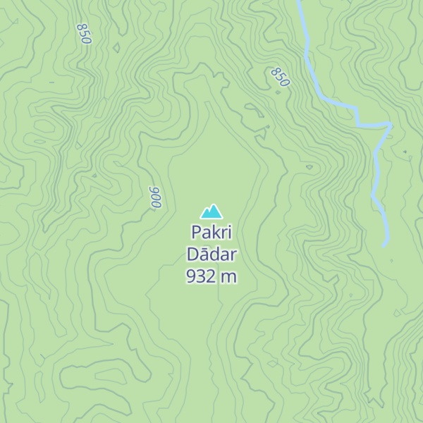 Map of Pakri Dādar