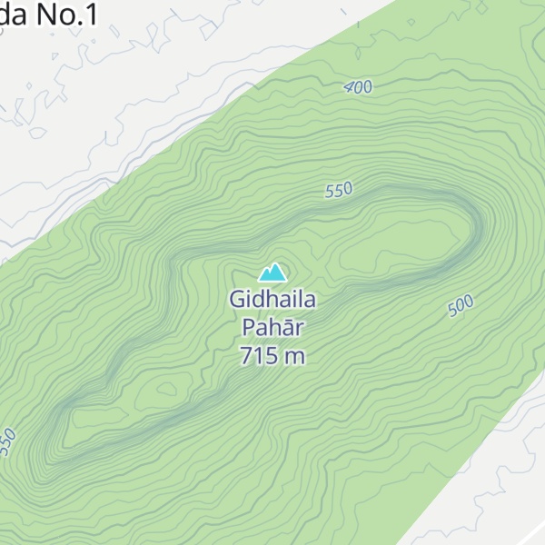 Map of Gidhaila Pahār