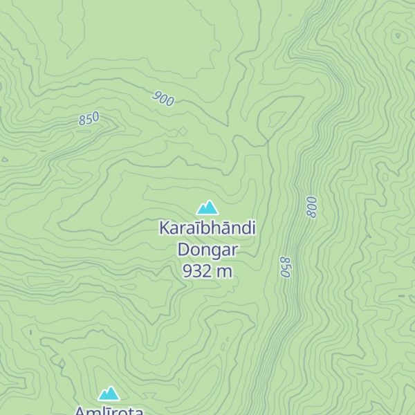Map of Karaībhāndi Dongar
