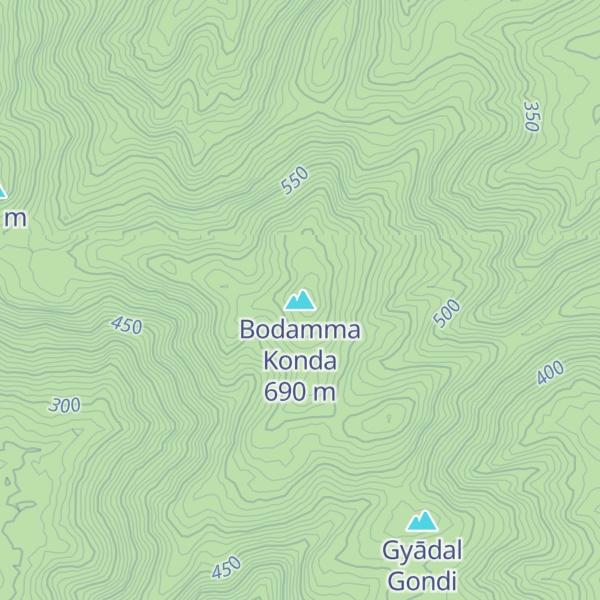 Map of Bodamma Konda