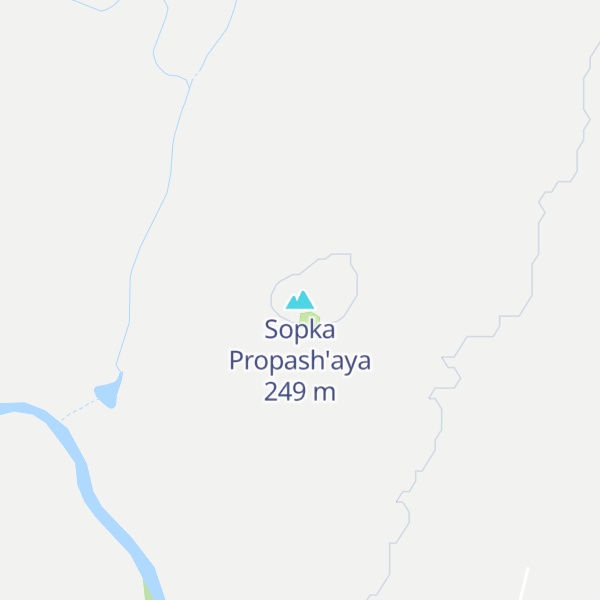 Map of Sopka Propash'aya