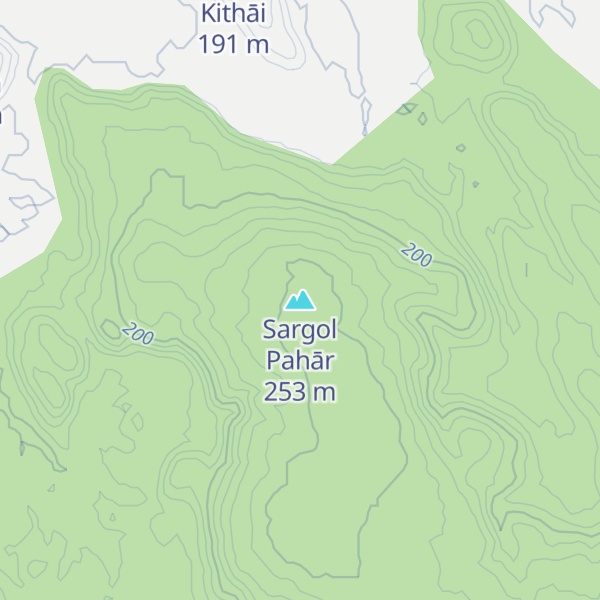 Map of Sargol Pahār