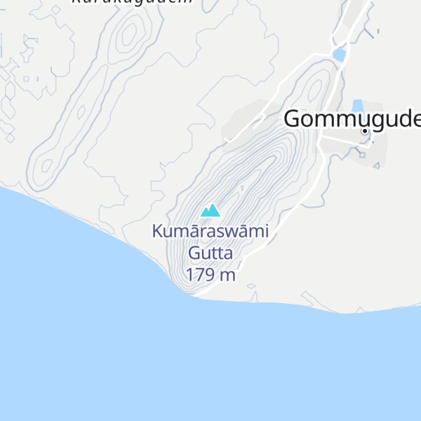 Map of Kumāraswāmi Gutta