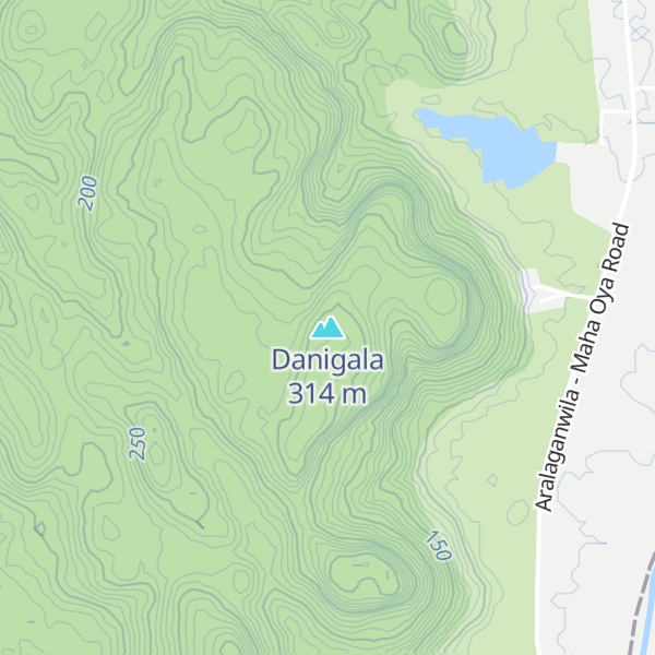 Map of Danigala