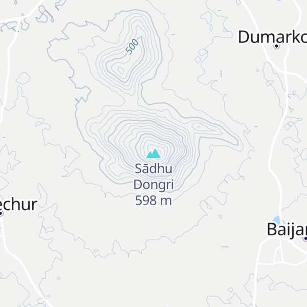 Map of Sādhu Dongri