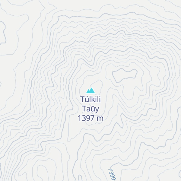 Map of Tülkili Taūy