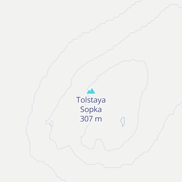 Map of Tolstaya Sopka