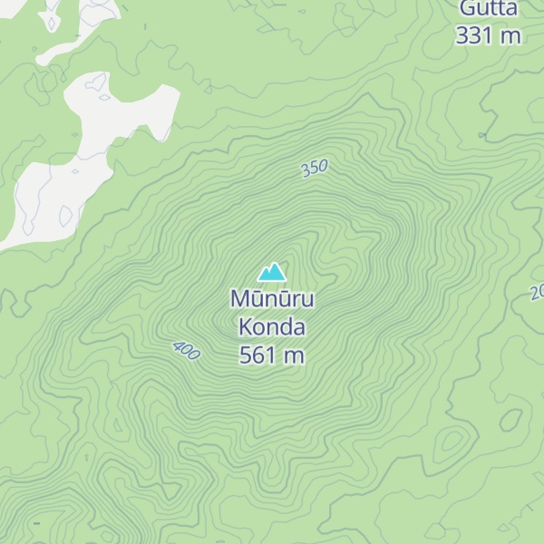 Map of Mūnūru Konda