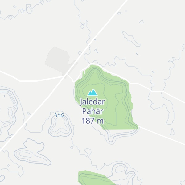 Map of Jaledar Pahār
