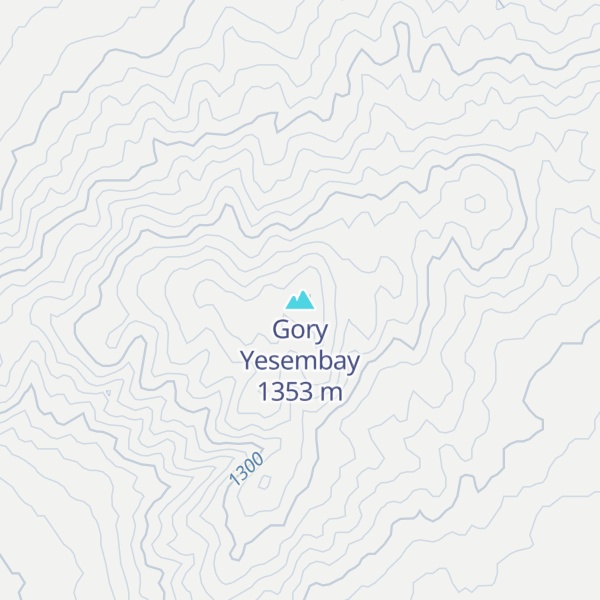 Map of Gory Yesembay
