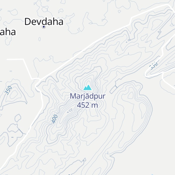Map of Marjādpur