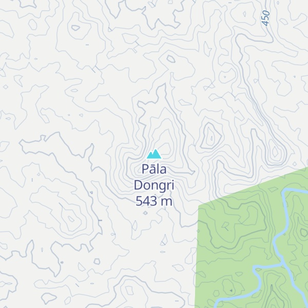 Map of Pāla Dongri